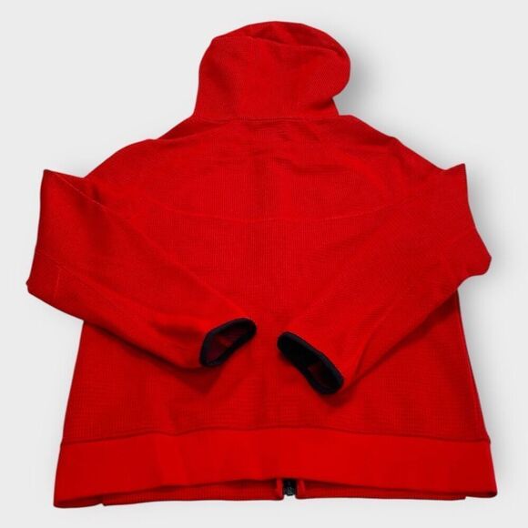 Nike Sportswear Tech Fleece Kids Winterized Full-Zip Red Black Hoodie size XL - Picture 10 of 12